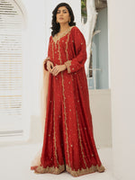 3 Piece Hand Embellished Maxi Suit