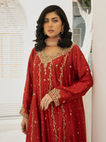 3 Piece Hand Embellished Maxi Suit