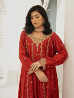 3 Piece Hand Embellished Maxi Suit