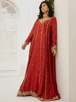 3 Piece Hand Embellished Maxi Suit