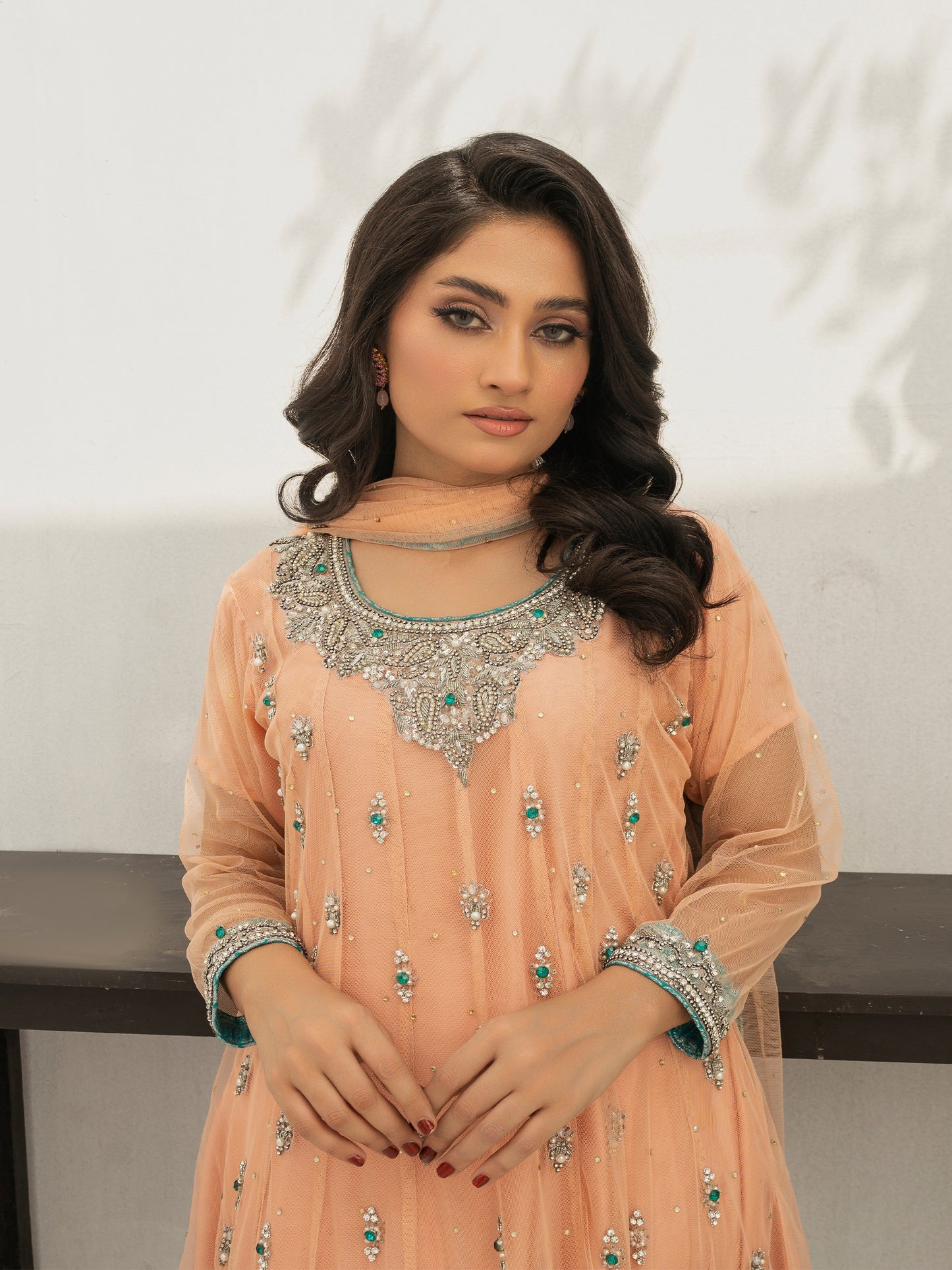 3 Piece Hand Embellished Suit