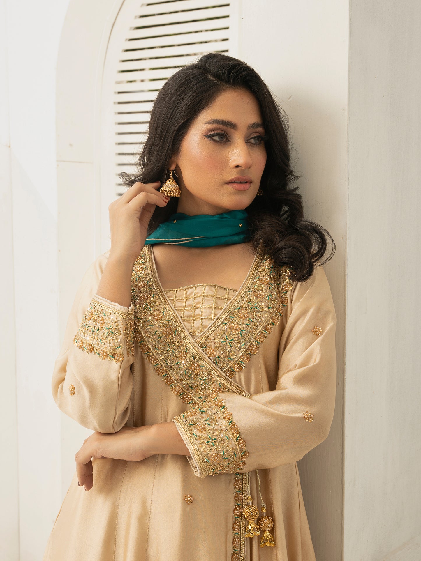 3 Piece Hand Embellished Suit