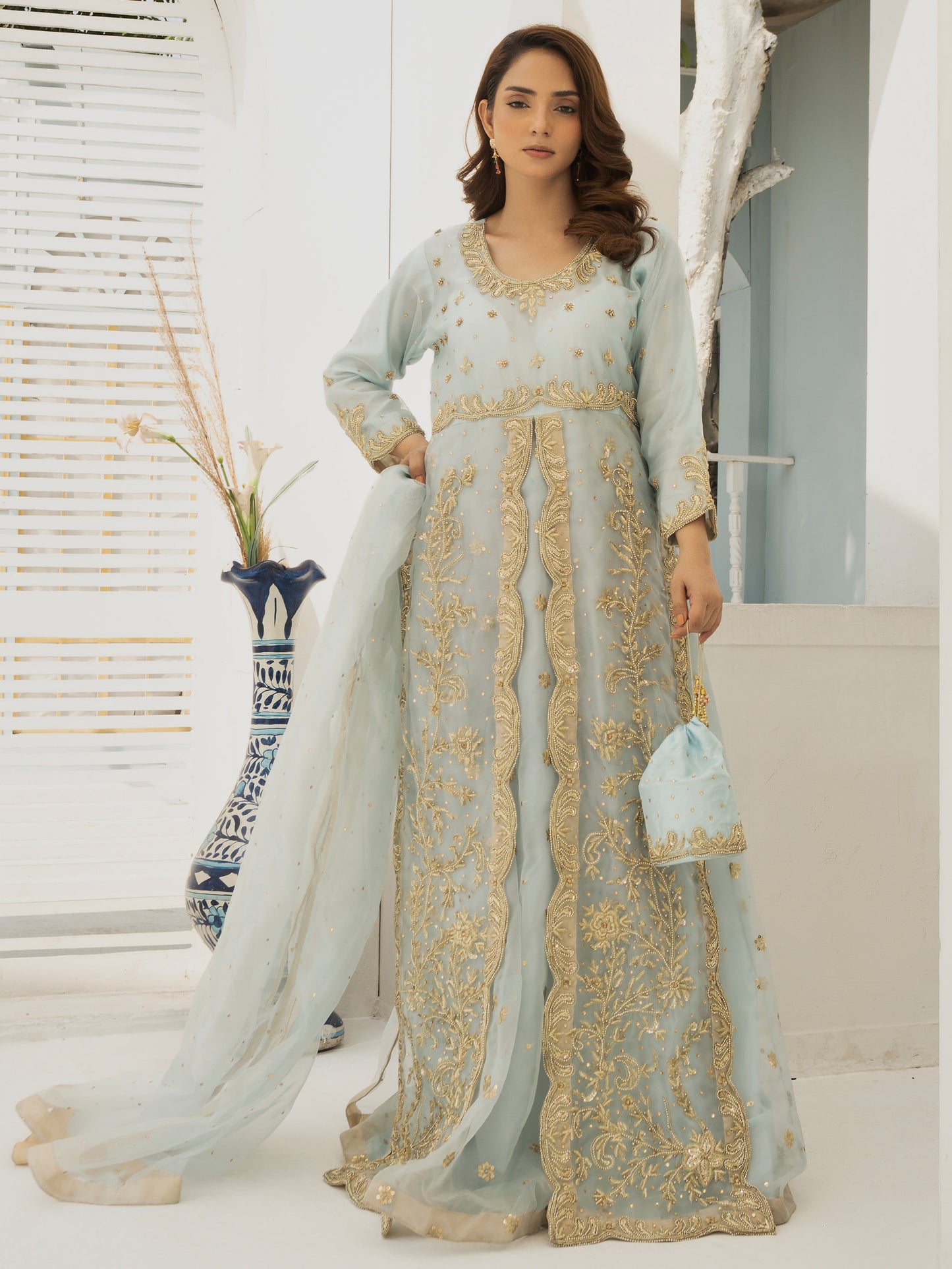 3 Piece Hand Embellished Suit