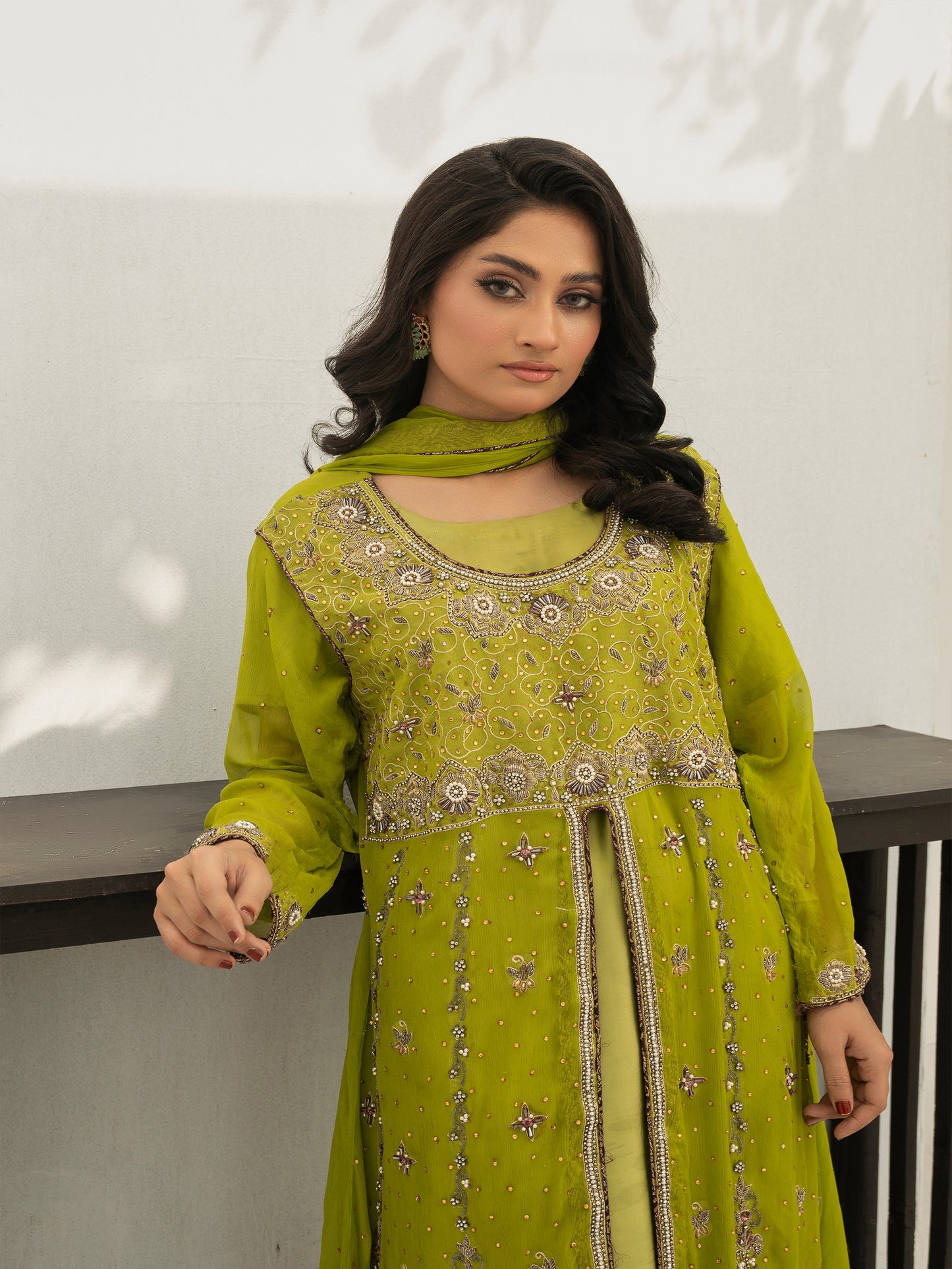 3 Piece Hand Embellished Suit