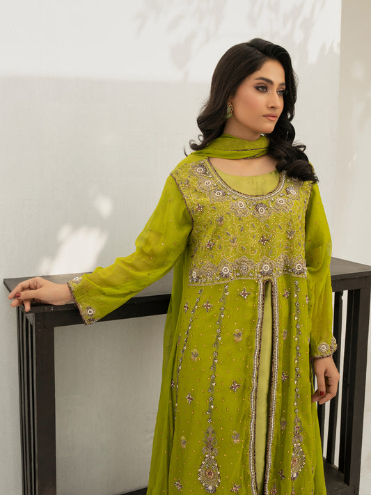 3 Piece Hand Embellished Suit