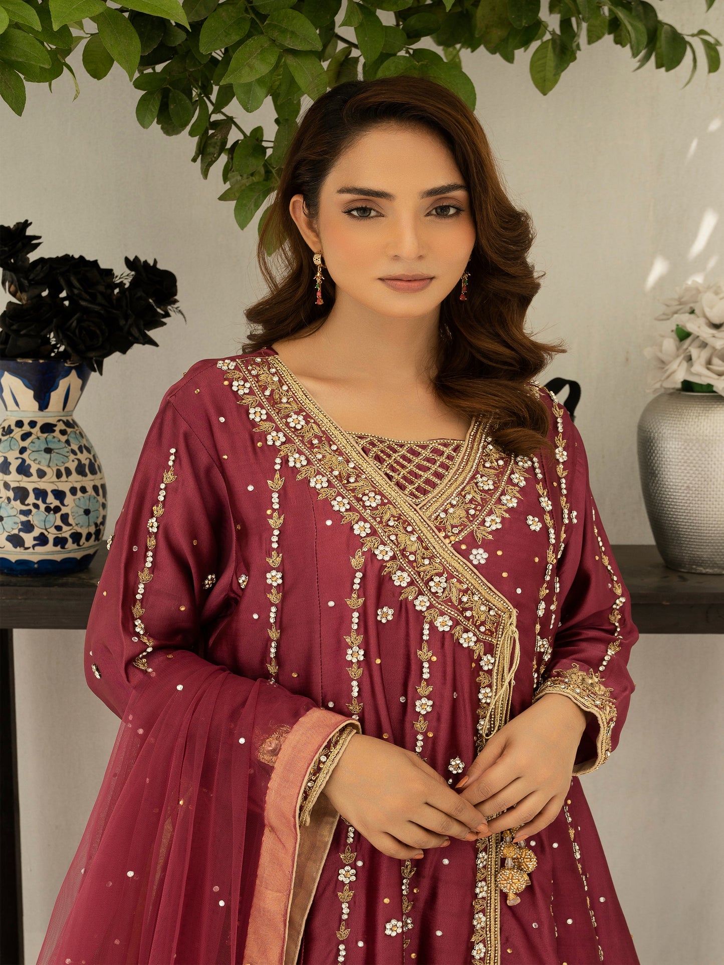 3 Piece Hand Embellished Suit