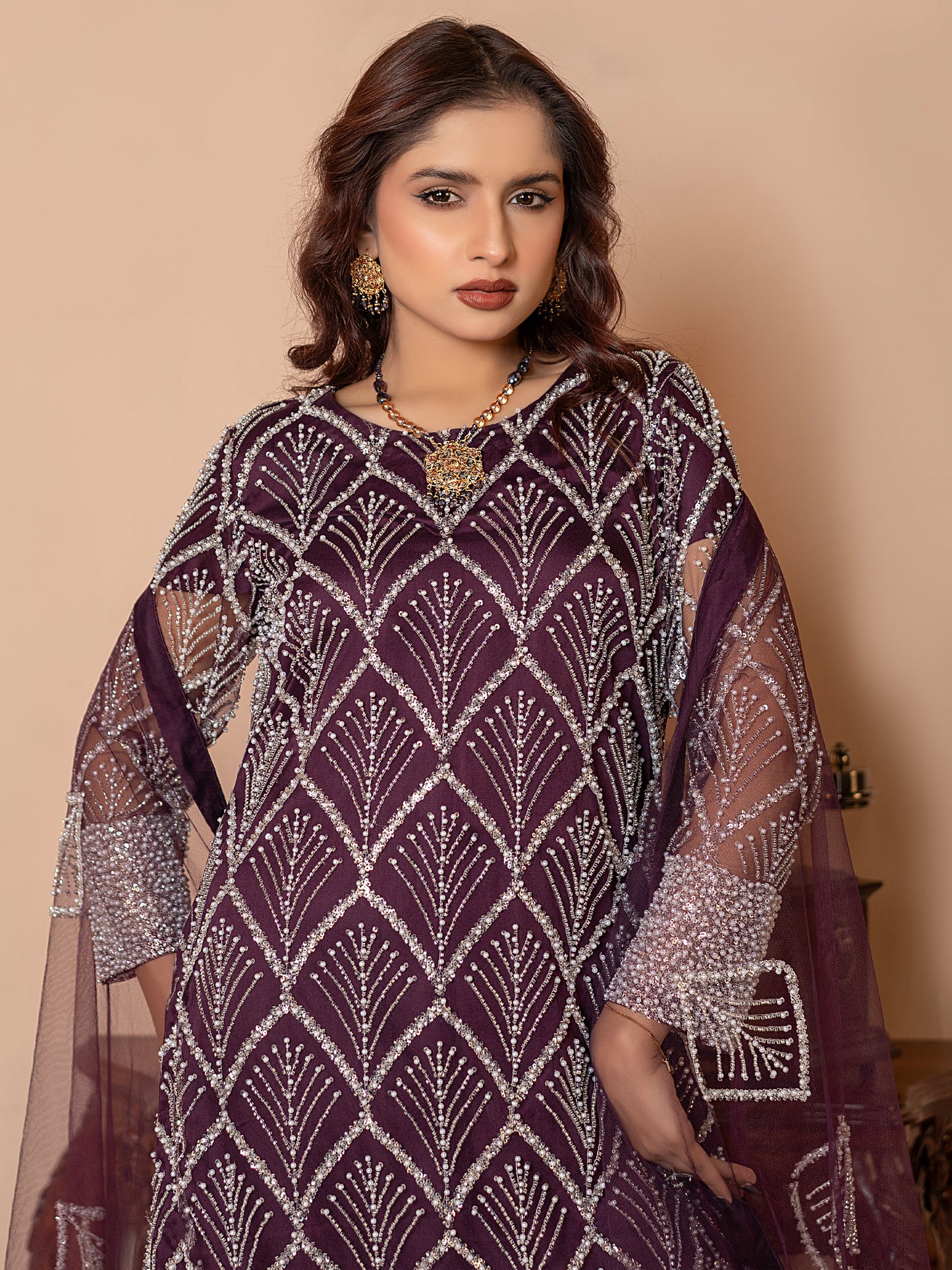 3 Piece Embellished Suit