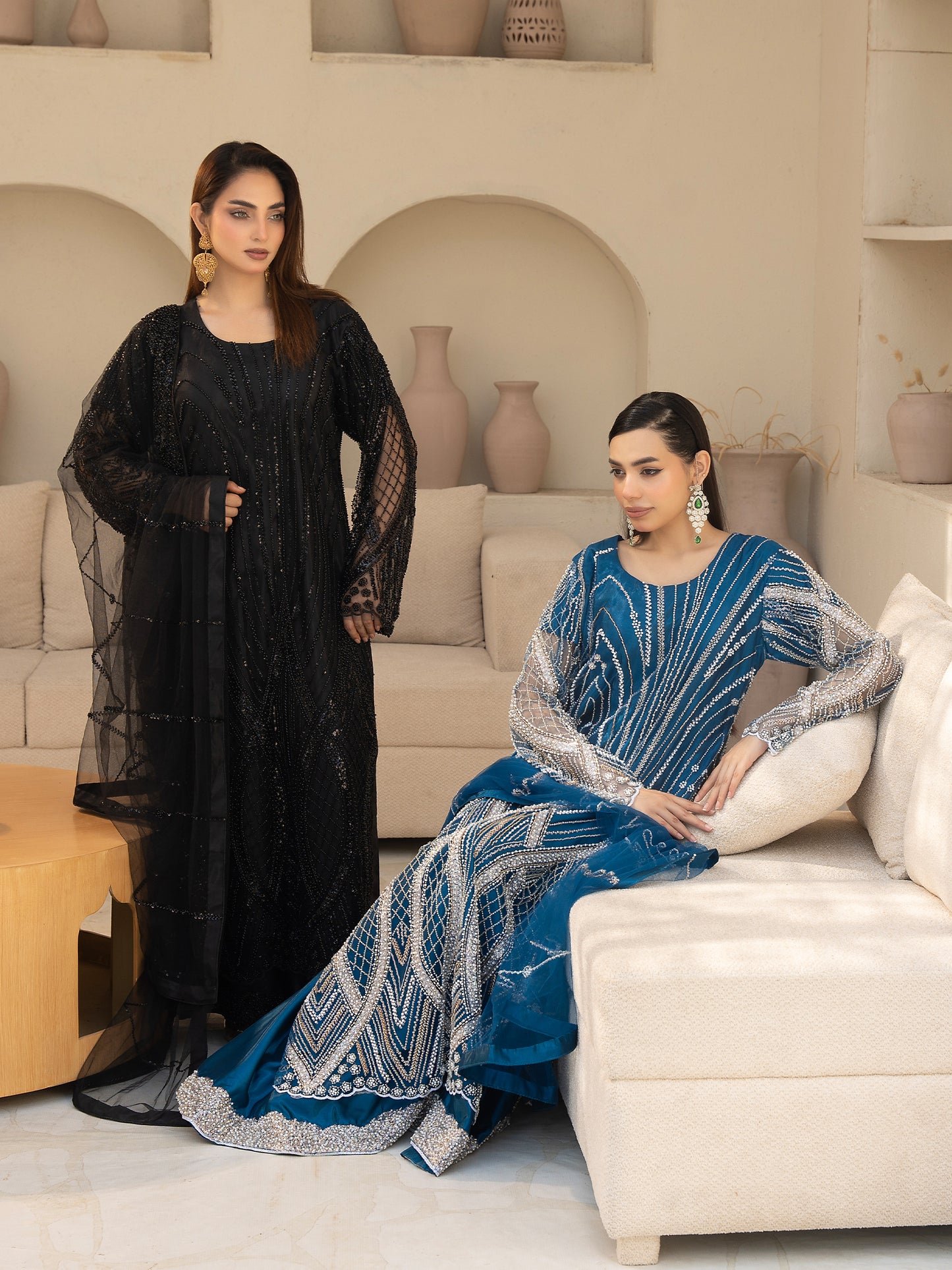 3 Piece Embellished Suit