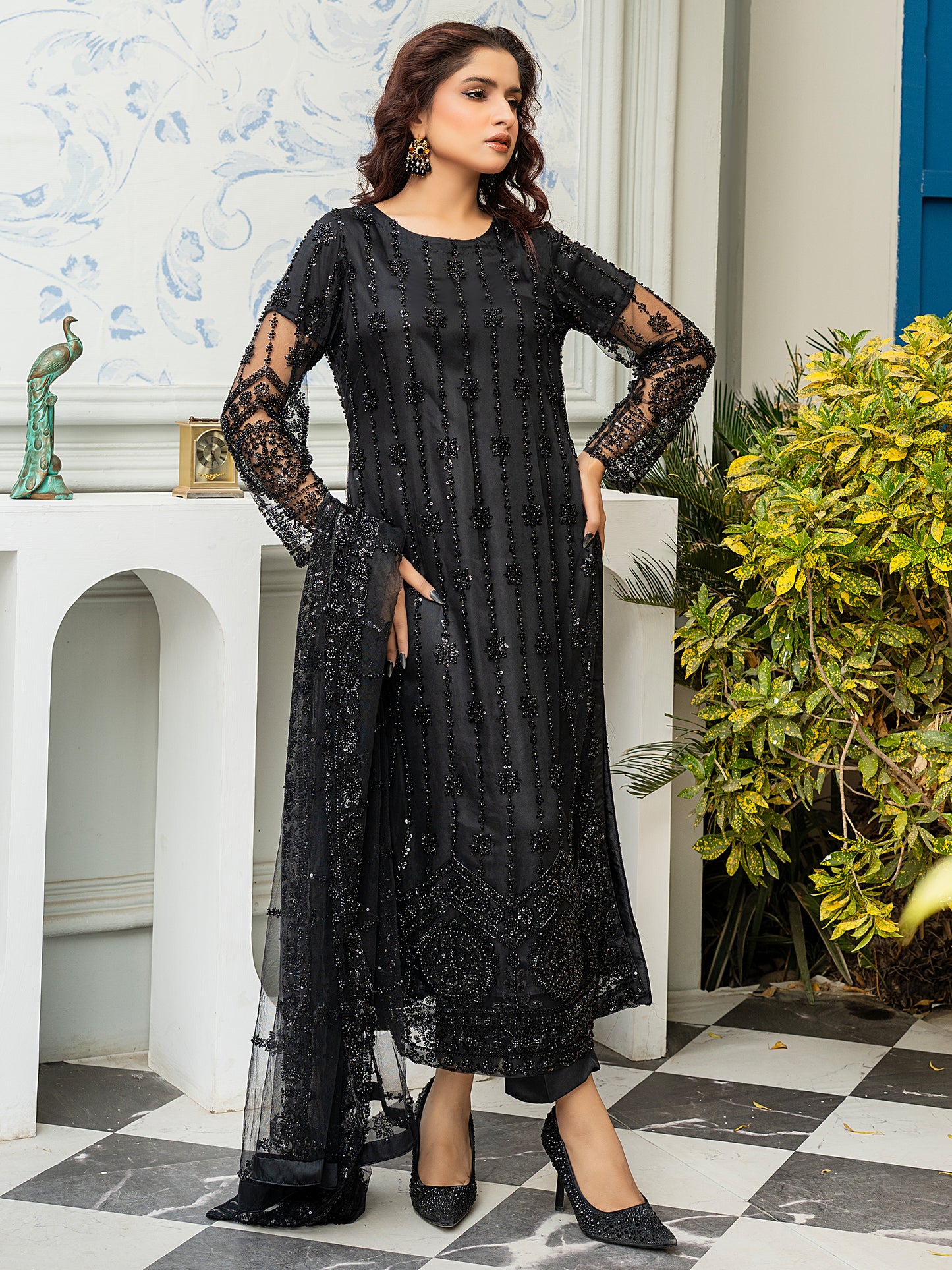 3 Piece Embellished Suit