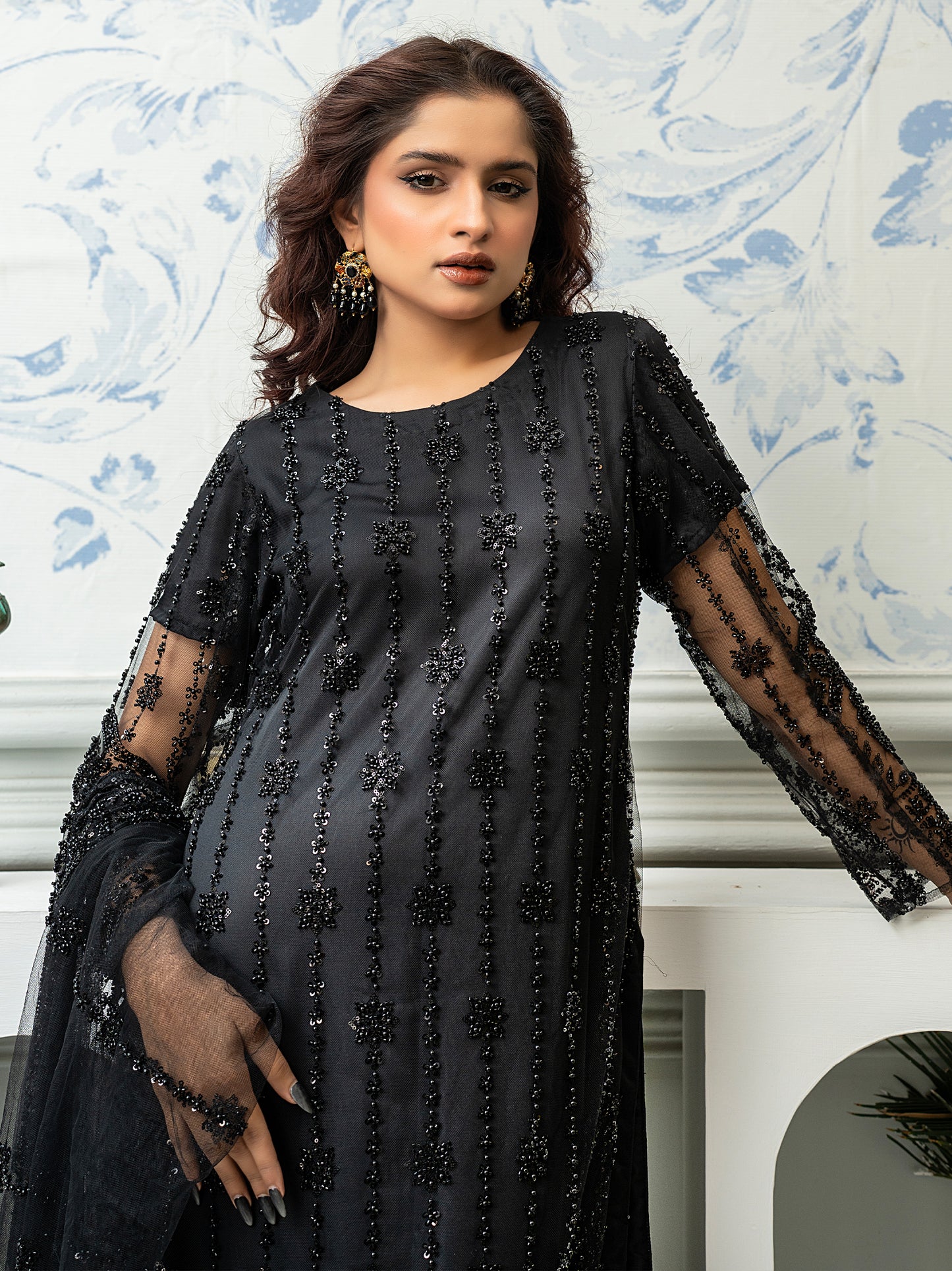 3 Piece Embellished Suit