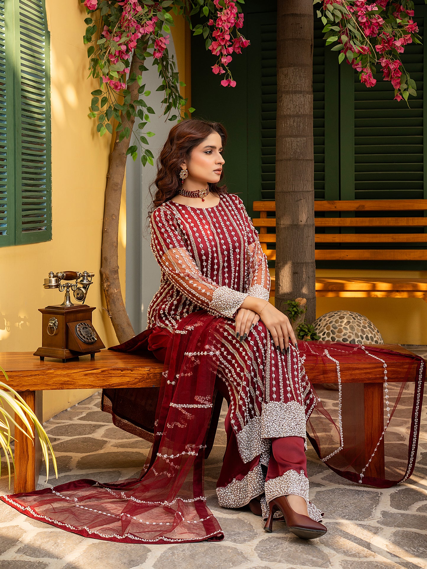 3 Piece Embellished Suit