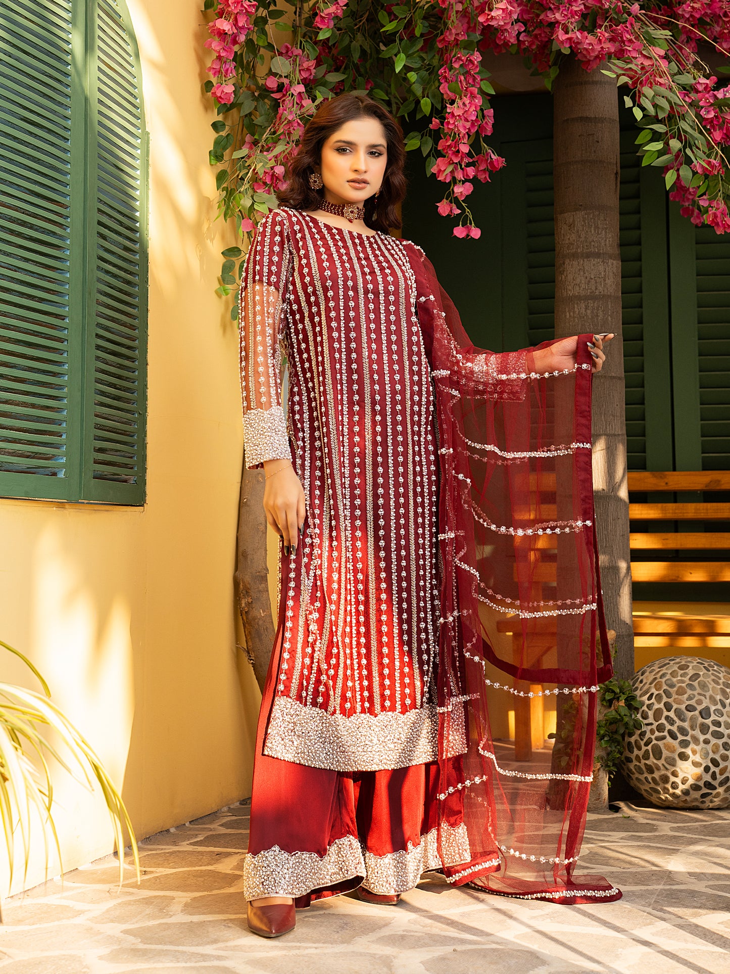 3 Piece Embellished Suit