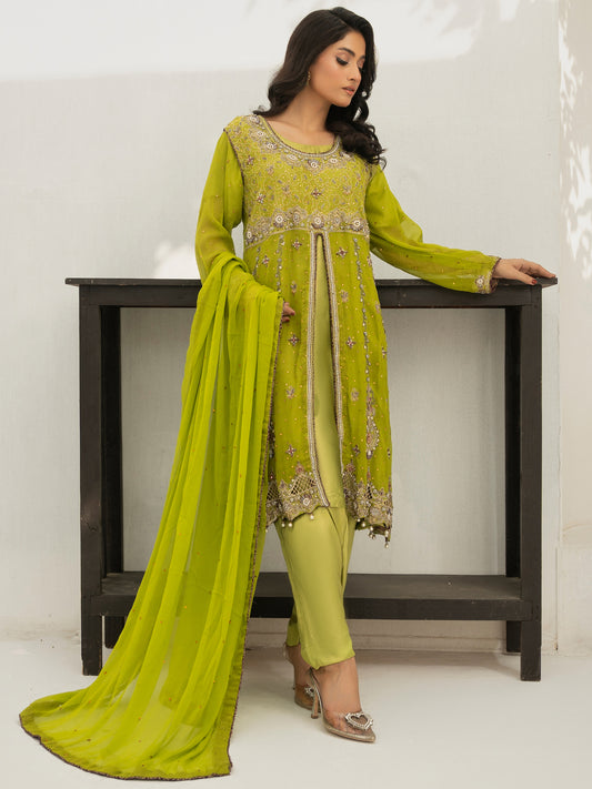 3 Piece Hand Embellished  Suit