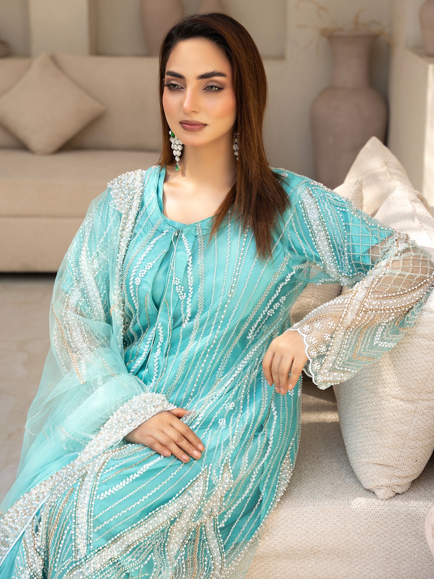 3 Piece Embellished Suit