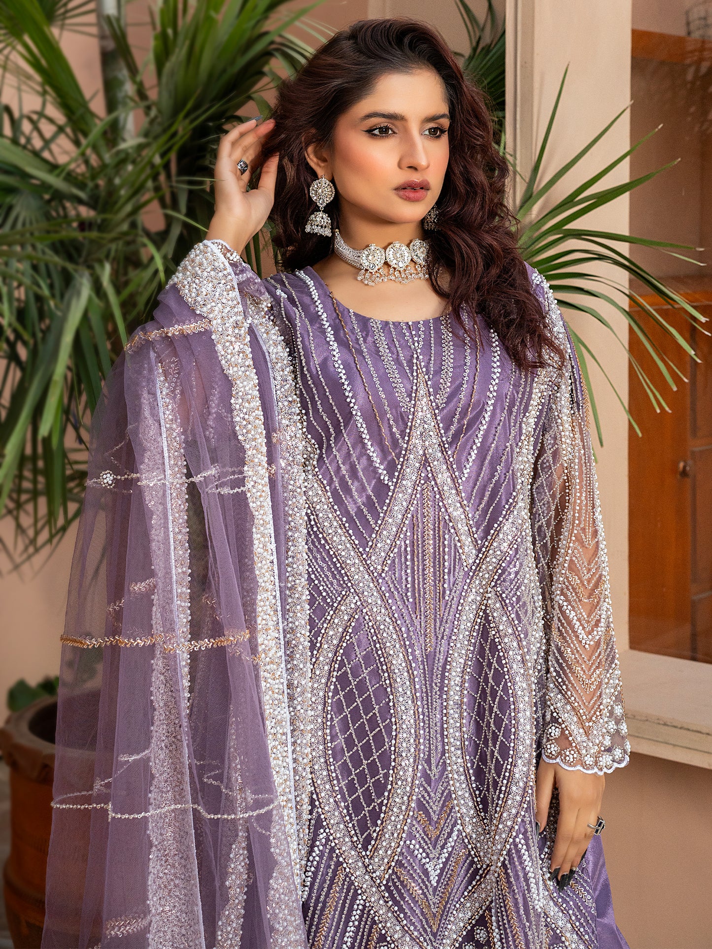 3 Piece Embellished Suit