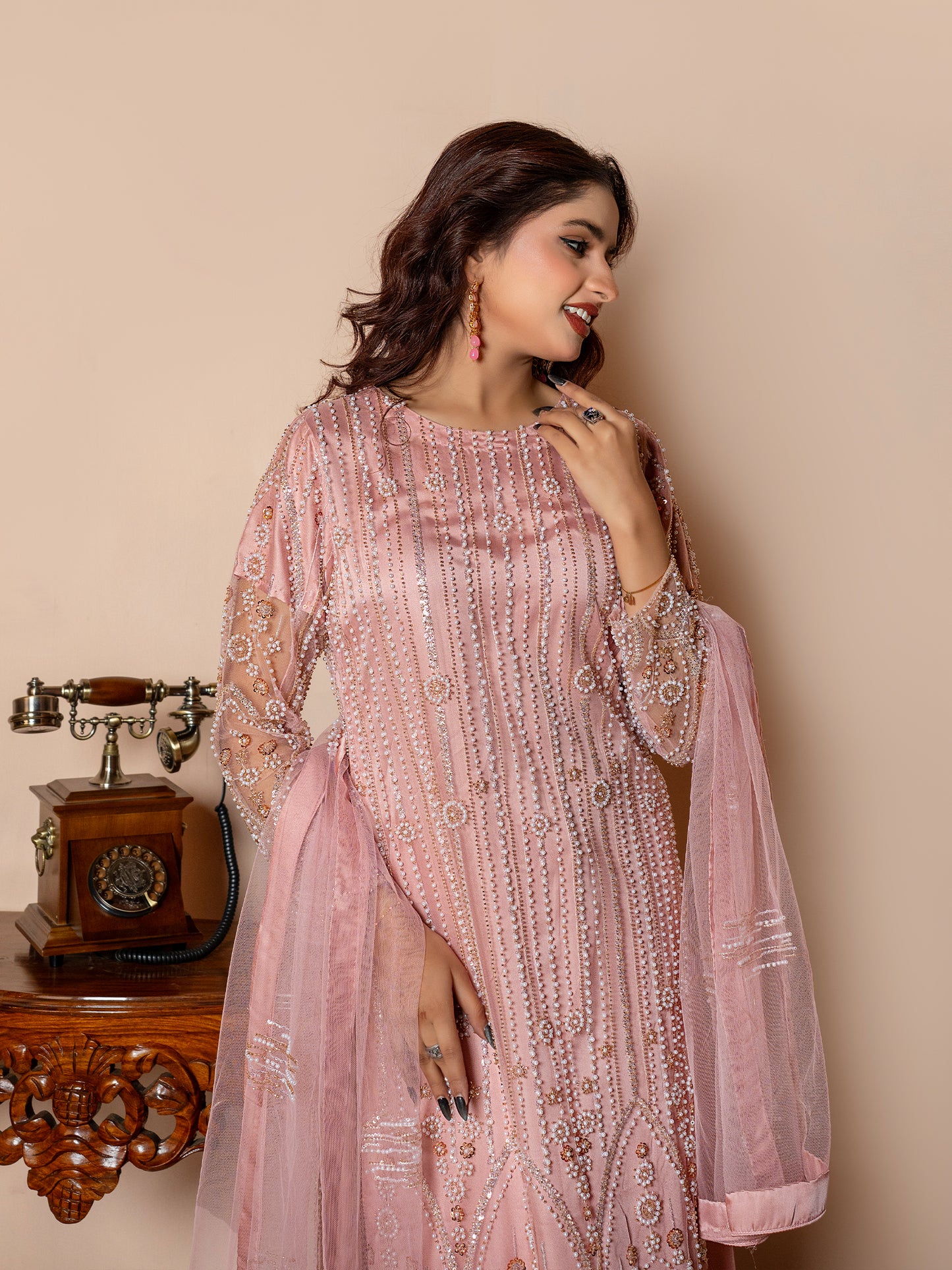 3 Piece Embellished Suit