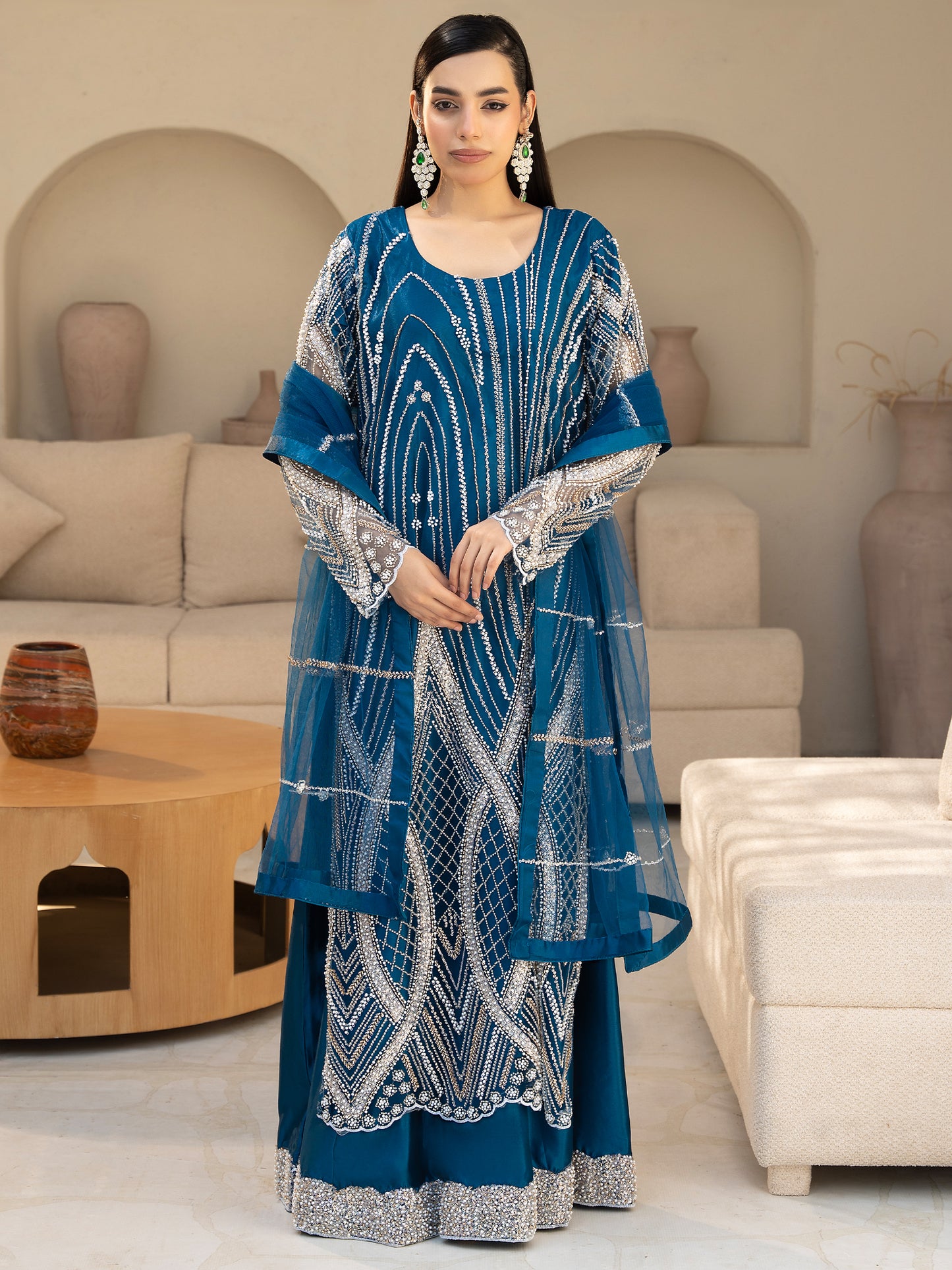 3 Piece Embellished Suit